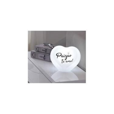 Imagem de Luminária Coração Paizão Te Amo Prático e Funcional para o Dia a Dia