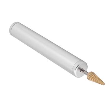 Imagem de Alomejor Ferramentas de Couro, Caneta de Rolo de Corante Com Alça, Top de Aço Inoxidável, Finalizador de Cinto para Artesanato de Couro DIY (Branco)