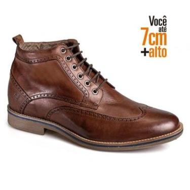 Imagem de Bota Rafarillo Coturno Masculina Couro Aumenta Altura-Masculino