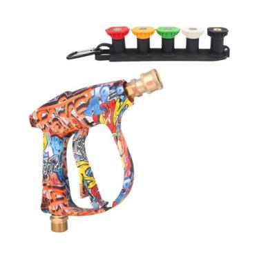 Imagem de Pistola De Água De Alta Pressão 4350PSI Design Graffiti Canhão De Espu