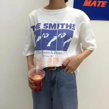 Imagem de Camiseta Retrô Morrissey Indie Punk Rock Band Para Homens E Mulheres t