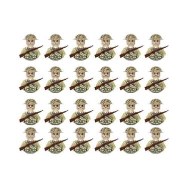 Imagem de Mini Figuras De Ação De Soldados Militares Da Segunda Guerra Mundial P