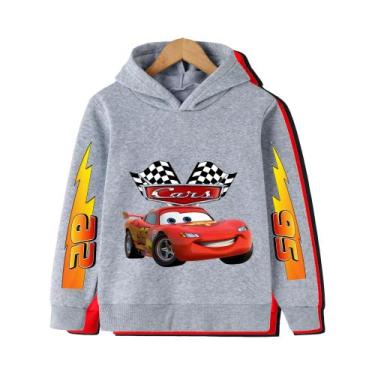 Imagem de Moletom Infantil Disney Cars Lightning McQueen, Conjunto Casual De Des