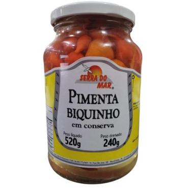 Imagem de Pimenta Biquinho em Conserva - 520 gr - Serra Do Mar