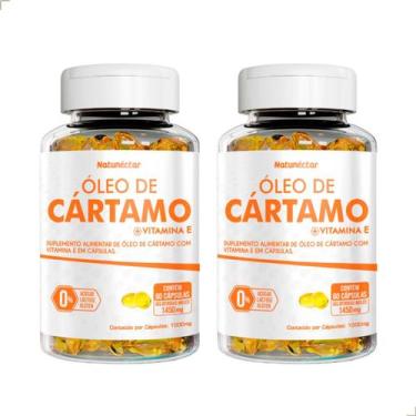 Imagem de Kit 2 Potes Óleo de Cartamo Suplemento Alimentar Natural Natunectar 12