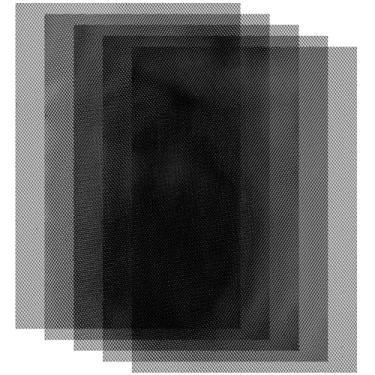 Imagem de 5 Folhas Fursuit Eye Mesh Preto 11,8 x 7,87 polegadas Folha de malha para olhos imprimível para máscara Redes de Olhos Respiráveis para Cosplay Peludo Adereços Fursuits Fursuits Artesanato Making (0,5