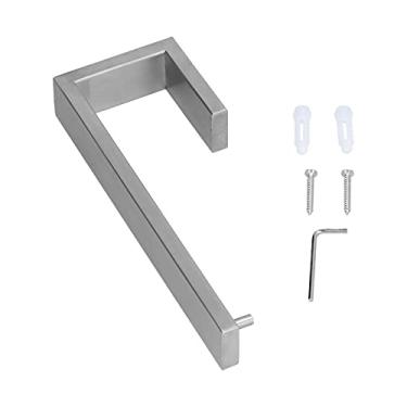 Imagem de CUOFYUNL Toalheiro de aço inoxidável 304, resistente à corrosão, resistente à ferrugem, suporte de toalha de mão para banheiro