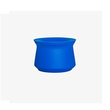 Imagem de Cinzeiro de cerâmica escritório sala de estar bar pequeno azul Klein cinzeiro à prova de vento presente masculino casa sala de estar quarto decoração cigarro cinzeiro cinzeiros (cor: 001) (1)