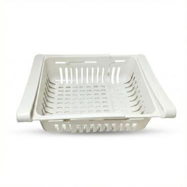 Imagem de Cesto Organizador Expansível Ajustável Para Geladeira, Armário E Gaveta, Multiuso, Prático E Durável, Aproveitamento De Espaço, Organização De Cozinha