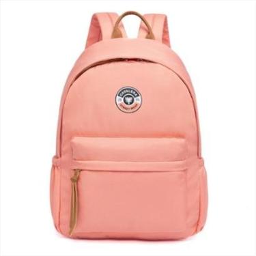 Imagem de Mochila Bolsa Feminina Menina Escolar Resistente Espaçosa Casual-Feminino