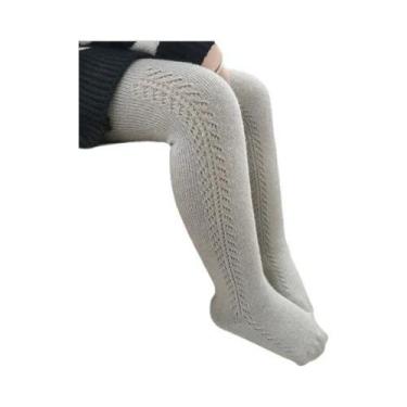 Imagem de Meias De Algodão Tricotadas Para Meninas De Verão 0-8 Anos Meia Calça 