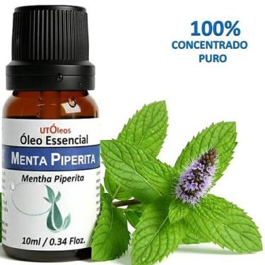 Imagem de Óleo Essencial de Menta Piperita 100% Puro 10ml - Utoleos