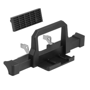 Imagem de MYHWDRNU Peças de carro RC compatíveis com TRX4M 1/18 RC Crawler Car OP acessórios de metal para-choque dianteiro com grade frontal