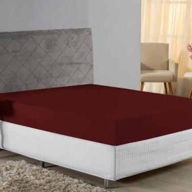 Imagem de Lençol com Elástico Queen Nobre 1 Peça 30cm de Altura Malha 100% Algod