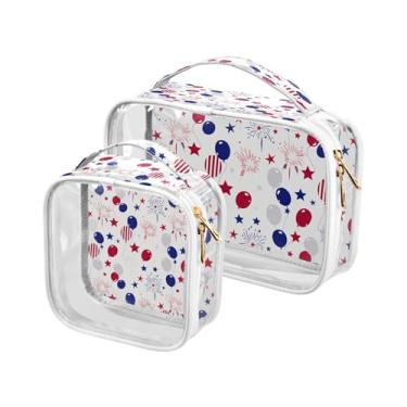 Imagem de xigua Bolsa de maquiagem com balões coloridos para mulheres, bolsa de cosméticos de viagem, bolsa de higiene portátil à prova d'água para viagens, férias, organização de banheiro