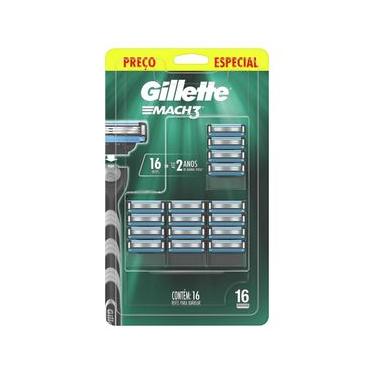 Imagem de Carga para Aparelho de Barbear Gillette Mach3 16un