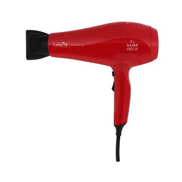 Imagem de Secador de Cabelos GA.MA Italy Lichia Ceramic Íon Motor AC Profissional 2100W - Vermelho