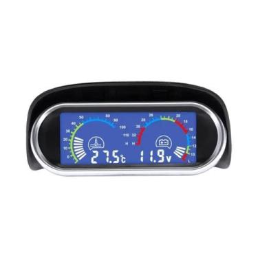 Imagem de Medidor Digital De Temperatura Da Água E Voltímetro Universal 2 Em 1 P