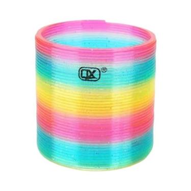 Imagem de Brinquedo Grande De Molas Mágicas Arco-Íris Para Lembrancinhas De Fest