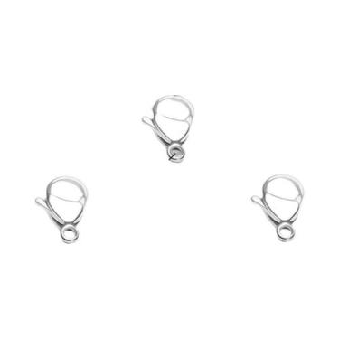 Imagem de Fechos De Lagosta Em Aço Inoxidável 50 Peças, Acessórios Para Joias DI