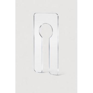 Imagem de Separador De Cabides Organizador Divisor Em Acrílico para guarda roupa