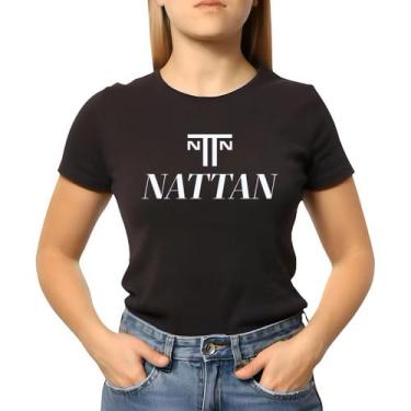 Imagem de Camiseta Baby Look Feminina Cantor Nattan 100% Algodao - NoBrand, Pret