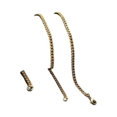 Imagem de Colar Masculino De Aço Inoxidável Elo Cubano 3-11mm, Corrente Miami Cu