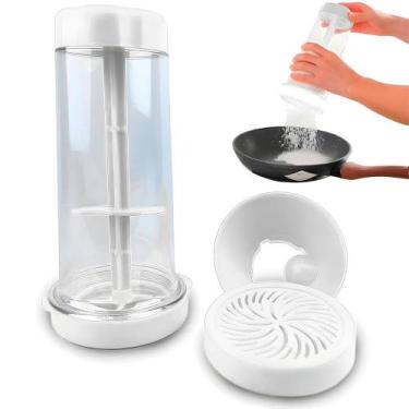 Imagem de Tapioqueira Polvilhador Para Tapioca 500g Branca Domni