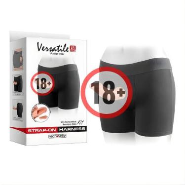 Imagem de Cinta Strap-on com Prótese 19cm Vertebrada P ao GG compatível Packer F