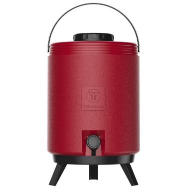 Imagem de Botijão Térmico 12L Termolar Maxitermo Vermelho Latino