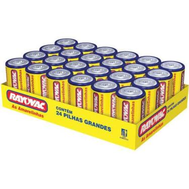 Imagem de Pilha Rayovac Amarelinha Média com 24