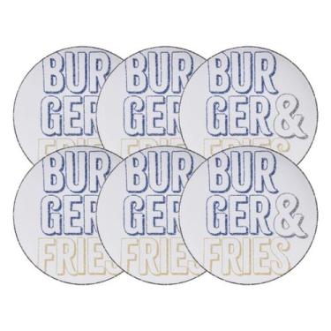 Imagem de Conjunto 6 Pratos Rasos Texas 25cm Porcelana Tramontina