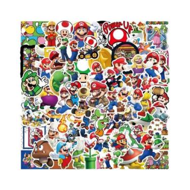 Imagem de Adesivos De Jogo Super Mario Para Crianças, 50-100 Peças, À Prova d'Ág