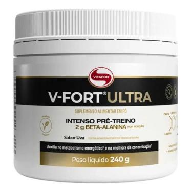 Imagem de V-FORT Ultra Intenso Pré-treino Vitafor 240g Uva Sabor:Uva, Uva