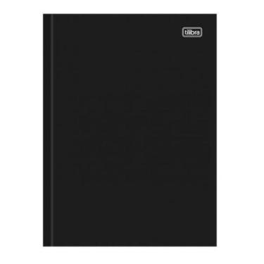 Imagem de Livro Atas Capa Dura 100fls Preto Kit 5 unid. - Tilibra