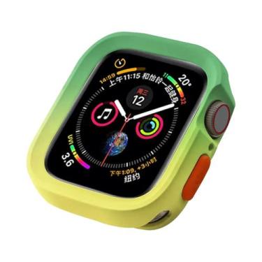 Imagem de Capa De Silicone Macia Para Apple Watch Series 7 6 5 4 3 2 1 Proteção 