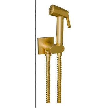 Imagem de Ducha Higiênica com Flexível de 1,20m Loft Square 1984 G83 Gold Lorenz