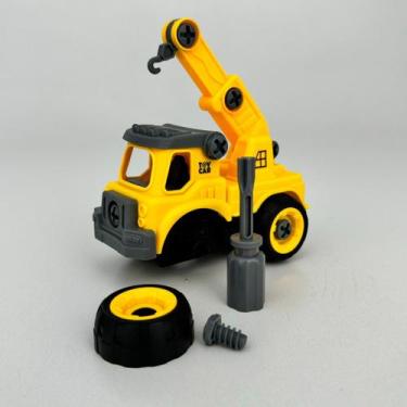 Imagem de Caminhão Guincho com Chave Monta e Desmonta Brinquedo Menino - Well Ki