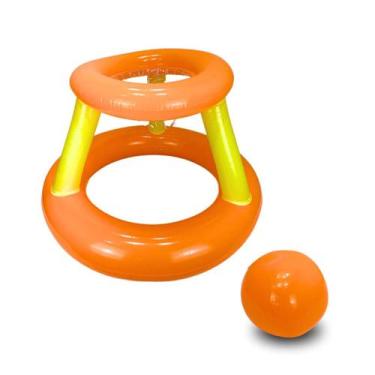 Imagem de Cesta de Basquete Inflável Infantil 50x75cm para Piscina - WINCY