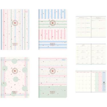 Imagem de Agenda Planner 2024 Soho Grampeado 20 Folhas Pacote com 05 - Tilibra