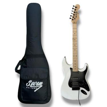Imagem de Guitarra Smart Strato Seven 207 WH Branca SMART Com Bag - Seven Guitar
