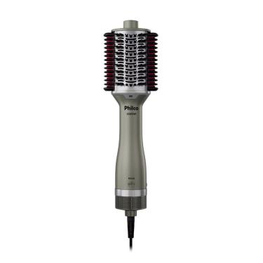 Imagem de Escova Secadora Philco PES30 1300W 4 em 1 Cerâmica Multicerdas Bivolt Prata