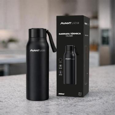 Imagem de Garrafa Termica Class 600ml Preto Aço Inox Gela por 6h Cod: 292065800 