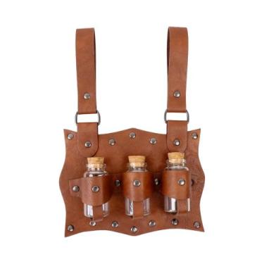 Imagem de Acessórios De Fantasia Medieval Renascentista: Bolsa De Couro Para Cin