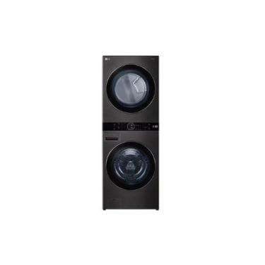 Imagem de Lava E Seca Smart LG Washtower 17kg Aço Escovado Preto 220v, 220V