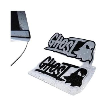 Imagem de Adesivos De Silhueta Fantasma Em Vinil Preto À Prova d'Água Para Carro