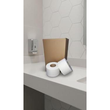Imagem de Papel Higiênico Rolão 8x300m Folha Simples - Congratulations Store