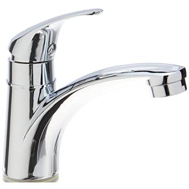 Imagem de Eco Metais, 1035704, Torneira de Mesa ou Bancada Alavanca Água Fria Banheiro Lavabo, cor Cromado, Metal
