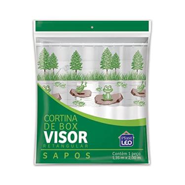 Imagem de Cortina para Box Visor Sapos (1,35x2,00m) | Plast Leo (Ref.: 620-P)