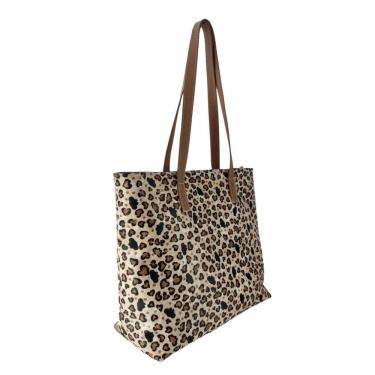 Imagem de Bolsa Sacola Topgrife Shopper Couro Pelo Onça